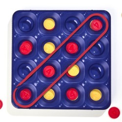 Puissance 4 Folie, jeu de groupe familial pour enfants et adultes, reb