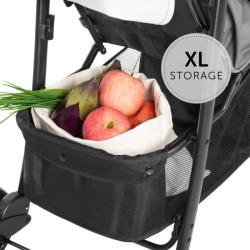 HAUCK - Poussette compacte - SHOPPER NEO II - 4 roues - Gris