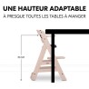 Chaise haute - HAUCK - BETA+ - Evolutive - De 6 mois a 90 kg - Bois FS