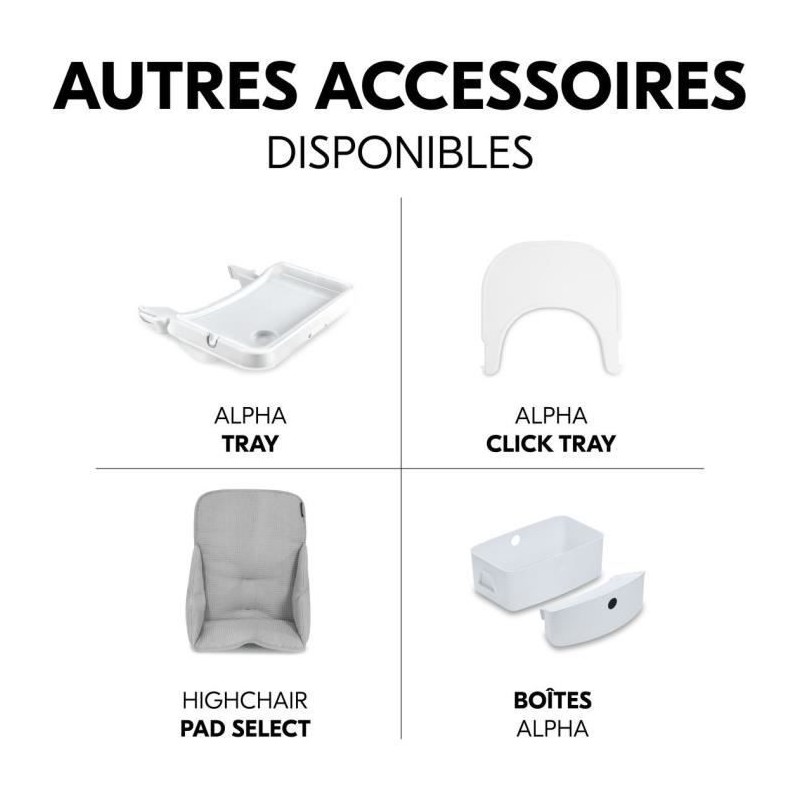 Chaise haute - HAUCK - BETA+ - Evolutive - De 6 mois a 90 kg - Bois FS Chaise haute - HAUCK - BETA+ - Evolutive - De 6 mois a 90 kg - Bois FS