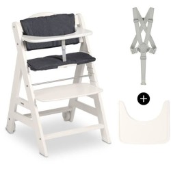 Chaise haute - HAUCK - BETA+ - Evolutive - De 6 mois a 90 kg - Bois FS