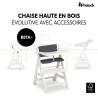 Chaise haute - HAUCK - BETA+ - Evolutive - De 6 mois a 90 kg - Bois FS