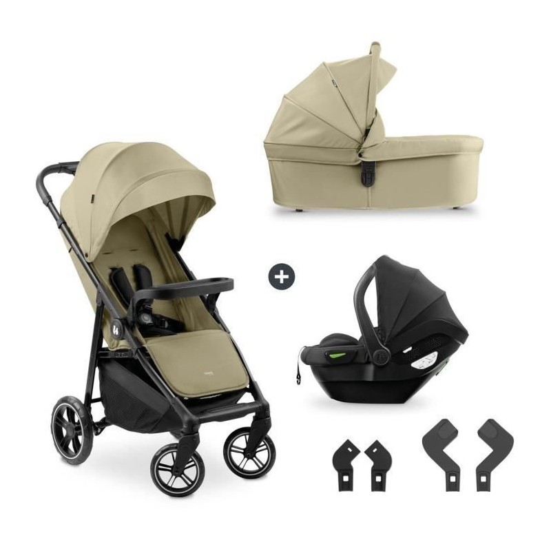 HAUK - Ensemble de voyage 3-en-1 Shop N Care Trio - Poussette + Nacell