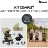 HAUK - Ensemble de voyage 3-en-1 Shop N Care Trio - Poussette + Nacell