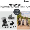 HAUK - Ensemble de voyage 3-en-1 Shop N Care Trio - Poussette + Nacell