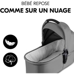 HAUK - Ensemble de voyage 3-en-1 Shop N Care Trio - Poussette + Nacell