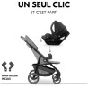 HAUK - Ensemble de voyage 2-en-1 Shop N Care - Poussette + Siege auto