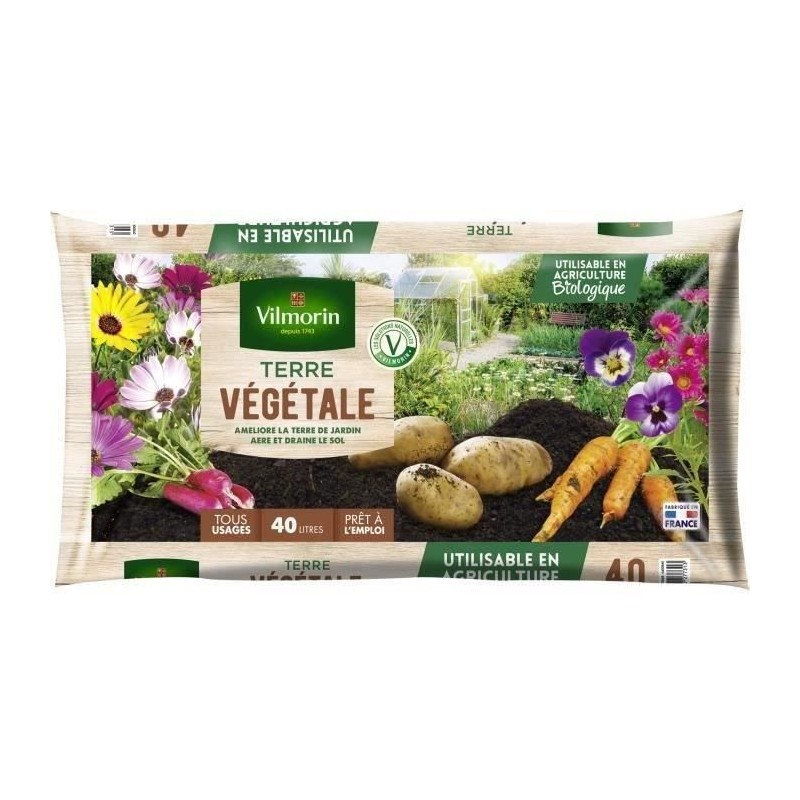 VILMORIN Terre végétale 40 L VILMORIN Terre végétale 40 L