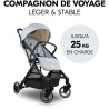 HAUCK - Poussette compacte - TRAVEL N CARE - 4 roues - Pliage a 1 main