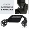 HAUCK - Poussette compacte - TRAVEL N CARE - 4 roues - Pliage a 1 main