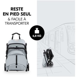 HAUCK - Poussette compacte - TRAVEL N CARE - 4 roues - Pliage a 1 main
