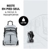 HAUCK - Poussette compacte - TRAVEL N CARE - 4 roues - Pliage a 1 main