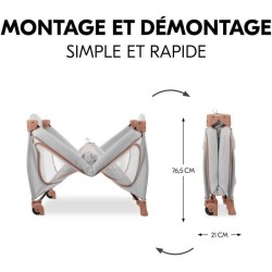 Lit de voyage - HAUCK - SLEEP N PLAY GO PLUS - 60 x 120 cm - Des la na