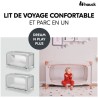 Lit de voyage - HAUCK - DREAM N PLAY PLUS - 60 x 120 cm - Des la naiss