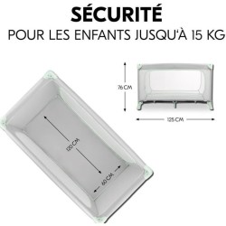 Lit de voyage - HAUCK - DREAM N PLAY PLUS - 60 x 120 cm - Des la naiss