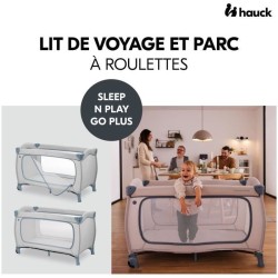 Lit de voyage - HAUCK - SLEEP N PLAY GO PLUS - 60 x 120 cm - Des la na