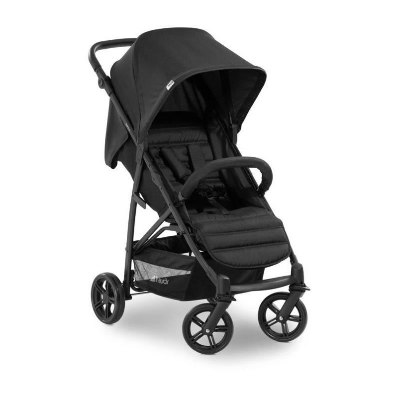 HAUCK - Poussette compacte - RAPID 4 - 4 roues - Noir
