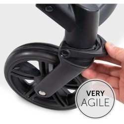 HAUCK - Poussette compacte - RAPID 4 - 4 roues - Noir