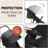 HAUCK - Poussette tout terrain - RAPID 3 Air - 3 roues - Pliage a 1 ma