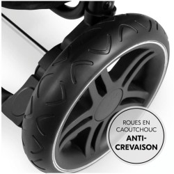 HAUCK - Poussette tout terrain - RAPID 4D - Pliage a 1 main - 4 roues