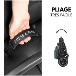 HAUCK - Poussette tout terrain - RAPID 4D - Pliage a 1 main - 4 roues