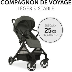 HAUCK - Poussette compacte - TRAVEL N CARE - 4 roues - Pliage a 1 main