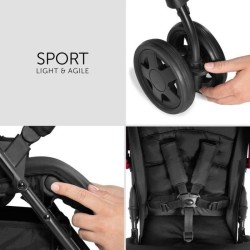 HAUCK - Poussette canne - SPORT - Pliable & inclinable - Capote Pare-S