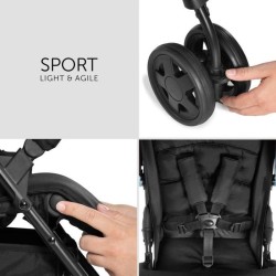 HAUCK - Poussette canne - SPORT - Pliable & inclinable - Capote Pare-S