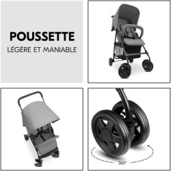HAUCK - Poussette canne - SPORT - Pliable & inclinable - Capote Pare-S