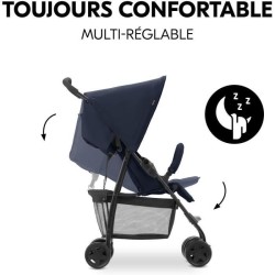 HAUCK - Poussette canne - SPORT - Pliable & inclinable - Capote Pare-S
