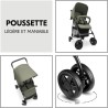 HAUCK - Poussette canne - SPORT - Pliable & inclinable - Capote Pare-S