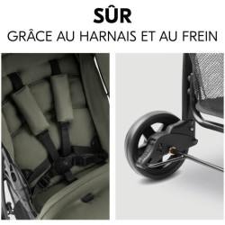 HAUCK - Poussette canne - SPORT - Pliable & inclinable - Capote Pare-S