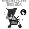 HAUCK - Poussette canne - SPORT - Pliable & Inclinable - Capote Pare-S