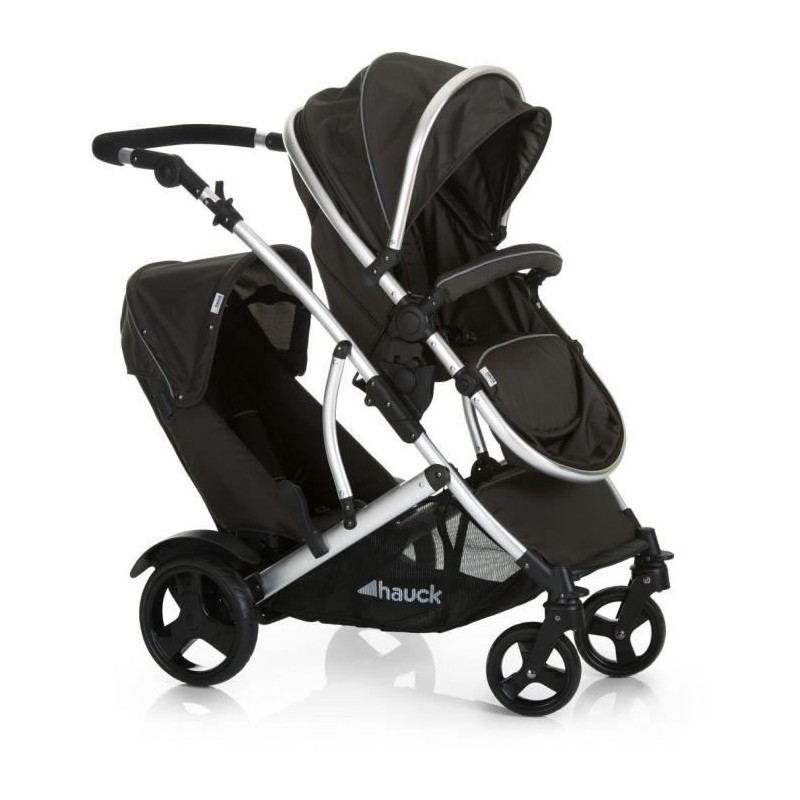 HAUCK Poussette double Duett 2 noir HAUCK Poussette double Duett 2 noir