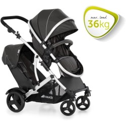 HAUCK Poussette double Duett 2 noir