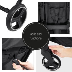 HAUCK - Poussette double - SWIFT X DUO - 4 roues - Pliage a 1 main - N