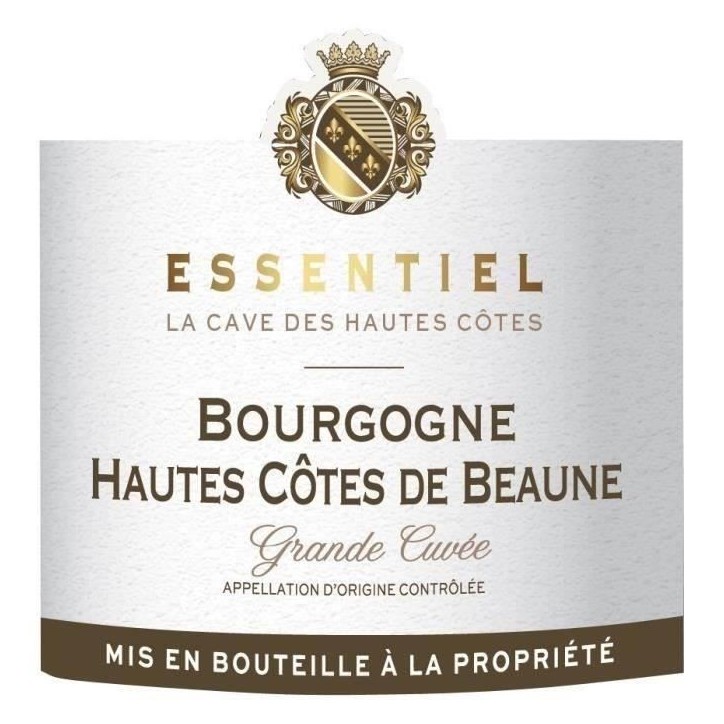 Essentiel La Cave des Hautes Côtes Grande Cuvée 2022 Hautes Côtes de Beaune - Vin rouge de Bourgogne