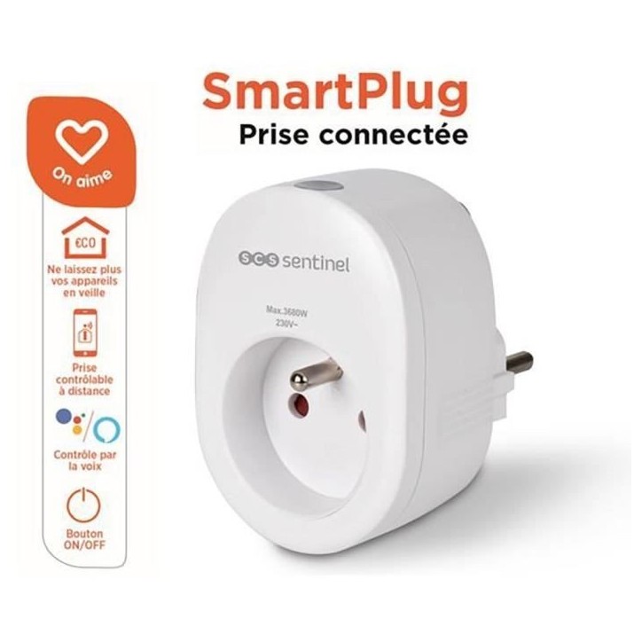 Prise connectée - SmartPlug - SCS SENTINEL Prise connectée - SmartPlug - SCS SENTINEL