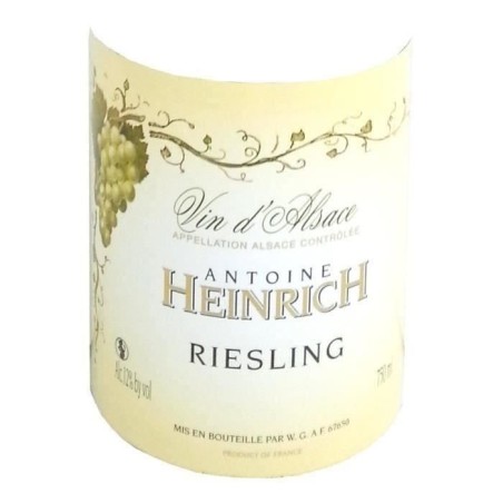 Vin blanc d'Alsace - HEINRICH Riesling - AOC - 75 cl 2023