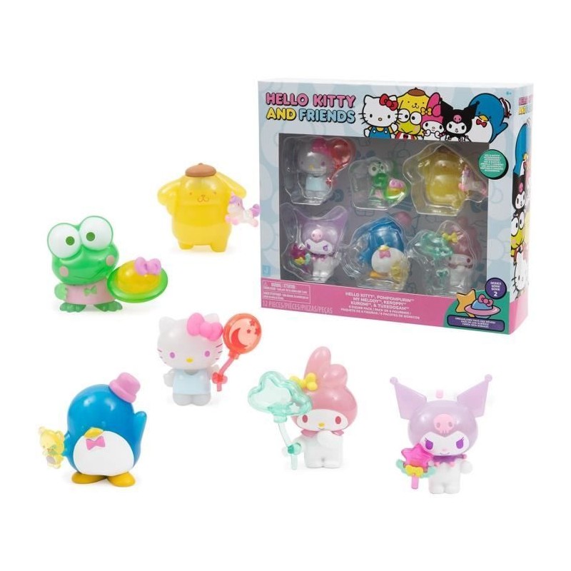 Coffret 6 figurines - GPTOYS - HELLO KITTY - HKT11 - Collection - 5 cm Coffret 6 figurines - GPTOYS - HELLO KITTY - HKT11 - Collection - 5 cm