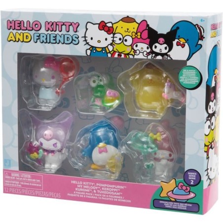 Coffret 6 figurines - GPTOYS - HELLO KITTY - HKT11 - Collection - 5 cm - Des 6 ans