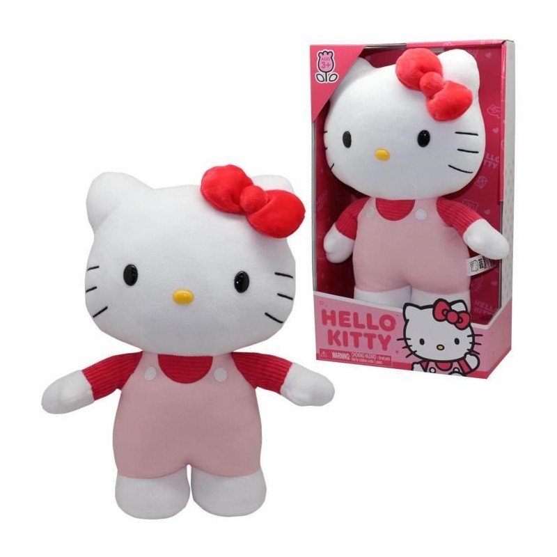 Peluche - GPTOYS - HELLO KITTY - HKT132 - Modele T-shirt rose - 30 cm Peluche - GPTOYS - HELLO KITTY - HKT132 - Modele T-shirt rose - 30 cm