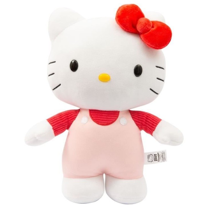 Peluche - GPTOYS - HELLO KITTY - HKT132 - Modele T-shirt rose - 30 cm - Des 3 ans