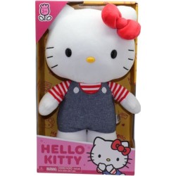 Peluche - GPTOYS - HELLO KITTY - HKT133 - Modele Bleu denim - 30 cm -