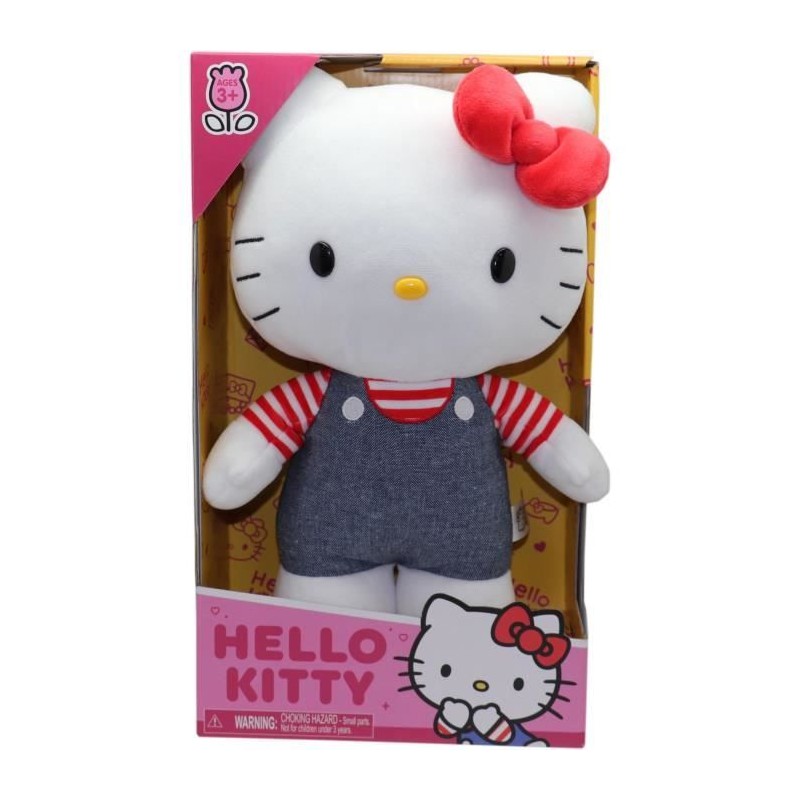 Peluche - GPTOYS - HELLO KITTY - HKT133 - Modele Bleu denim - 30 cm - Peluche - GPTOYS - HELLO KITTY - HKT133 - Modele Bleu denim - 30 cm -