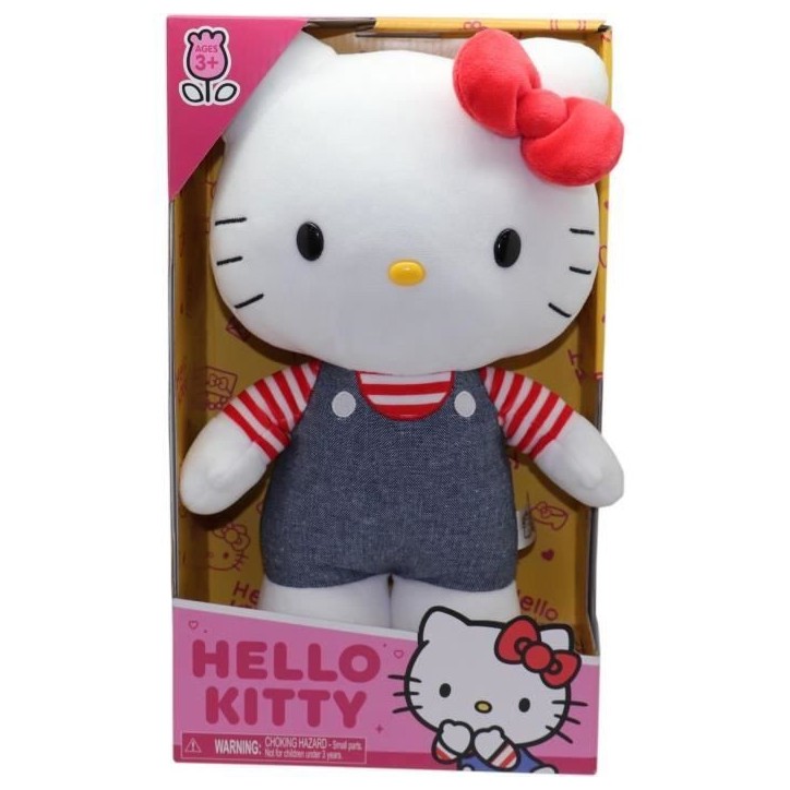 Peluche - GPTOYS - HELLO KITTY - HKT133 - Modele Bleu denim - 30 cm - Des 3 ans Peluche - GPTOYS - HELLO KITTY - HKT133 - Modele Bleu denim - 30 cm - Des 3 ans