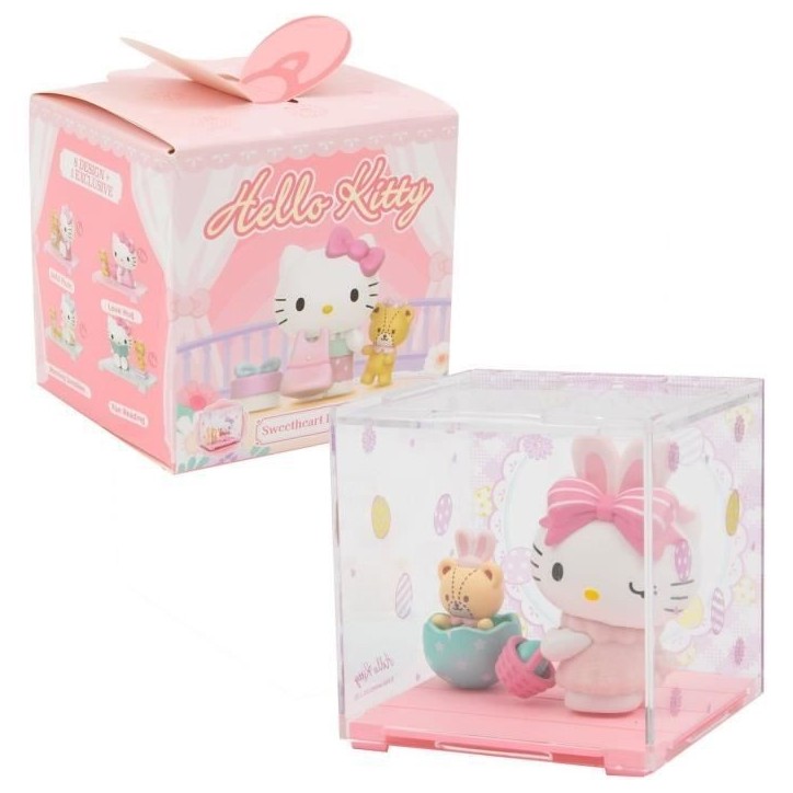 Figurine + accessoires - GPTOYS - HELLO KITTY - HKT38 - Série Sweetheart Playmate - Modele aléatoire - 4,5 cm - Des 3 ans Figurine + accessoires - GPTOYS - HELLO KITTY - HKT38 - Série Sweetheart Playmate - Modele aléatoire - 4,5 cm - Des 3 ans