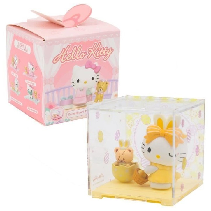 Figurine + accessoires - GPTOYS - HELLO KITTY - HKT38 - Série Sweetheart Playmate - Modele aléatoire - 4,5 cm - Des 3 ans Figurine + accessoires - GPTOYS - HELLO KITTY - HKT38 - Série Sweetheart Playmate - Modele aléatoire - 4,5 cm - Des 3 ans