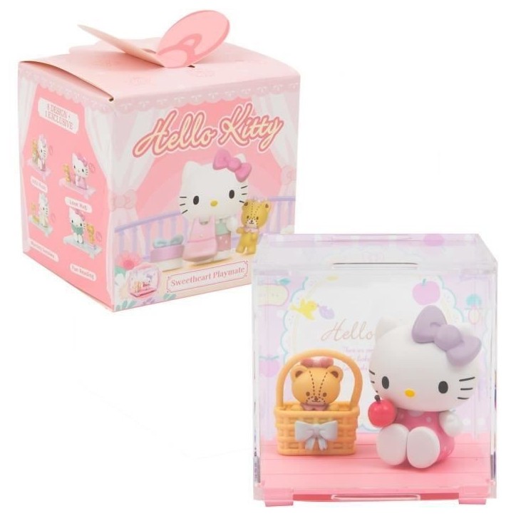 Figurine + accessoires - GPTOYS - HELLO KITTY - HKT38 - Série Sweetheart Playmate - Modele aléatoire - 4,5 cm - Des 3 ans Figurine + accessoires - GPTOYS - HELLO KITTY - HKT38 - Série Sweetheart Playmate - Modele aléatoire - 4,5 cm - Des 3 ans