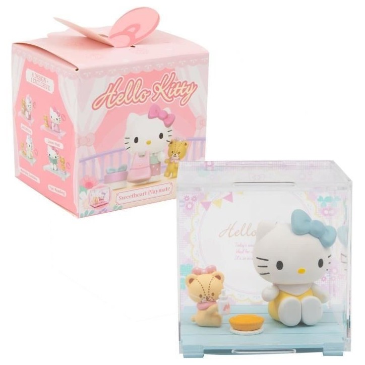 Figurine + accessoires - GPTOYS - HELLO KITTY - HKT38 - Série Sweetheart Playmate - Modele aléatoire - 4,5 cm - Des 3 ans Figurine + accessoires - GPTOYS - HELLO KITTY - HKT38 - Série Sweetheart Playmate - Modele aléatoire - 4,5 cm - Des 3 ans